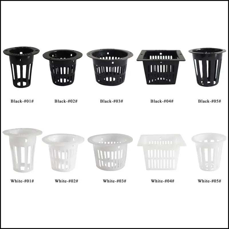 10Pcs Mesh Pot Net Cup Planting Basket Hydroponic System Garden Plant Grow Vegetable Seed Germinate Nursery Pots Supplies