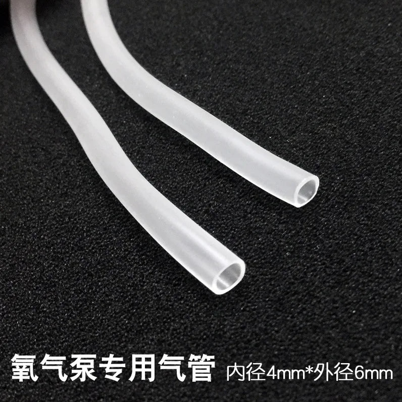 2m Transparent Soft Increase Oxygen Hose Air Water Pipe for Fish Tank Jar Aquarium Air Pump Oxygen Pump Tube Aquarium Accessory