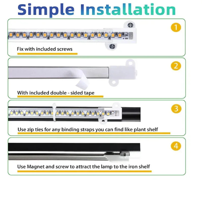Led Grow Light USB Timer Phyto Lamp Plants Dimmable LED Lamp Phytolamps Full Spectrum Hydroponics Growing Lamps LED Plant Light