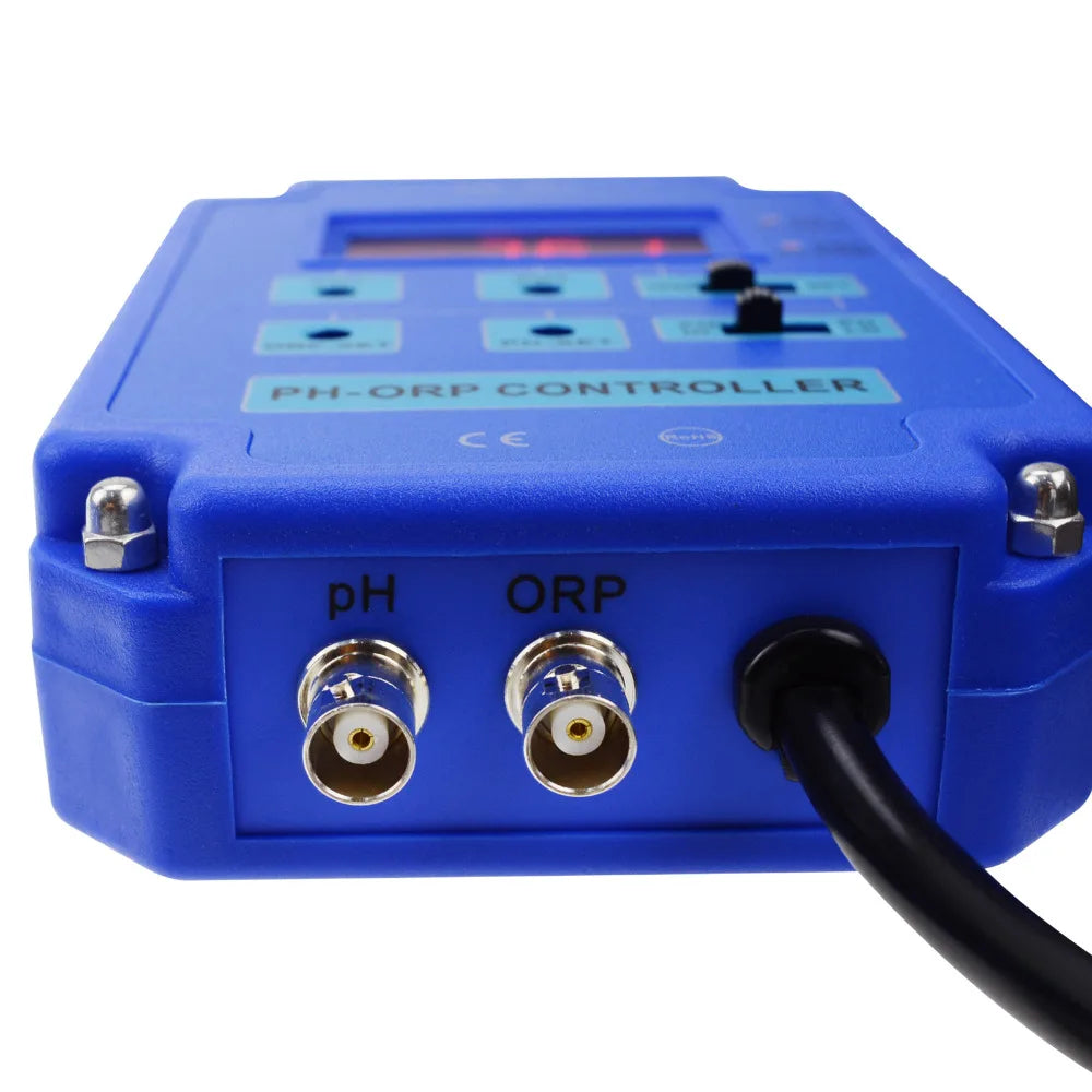 Digital pH ORP Redox 2 in 1 Controller Monitor w/ Output Power Relay Control Aquarium Hydroponics Plant Pool Spa 110V or 220V
